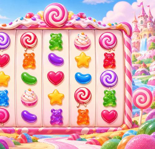 Tampilan permainan Sweet Bonanza